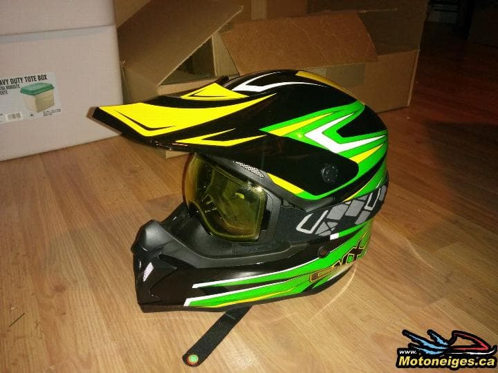 First kilometers with the CKX TX696 Helmet and Hawkeye Goggles