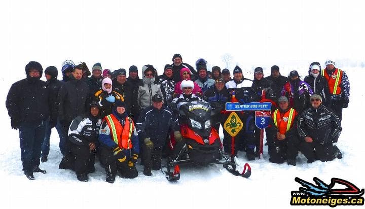 The region of Lanaudière honors the pioneer of Québec snowmobile trail network