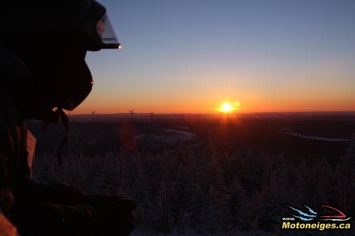 A snowmobile trip in the beautiful region of Chaudière-Appalaches
