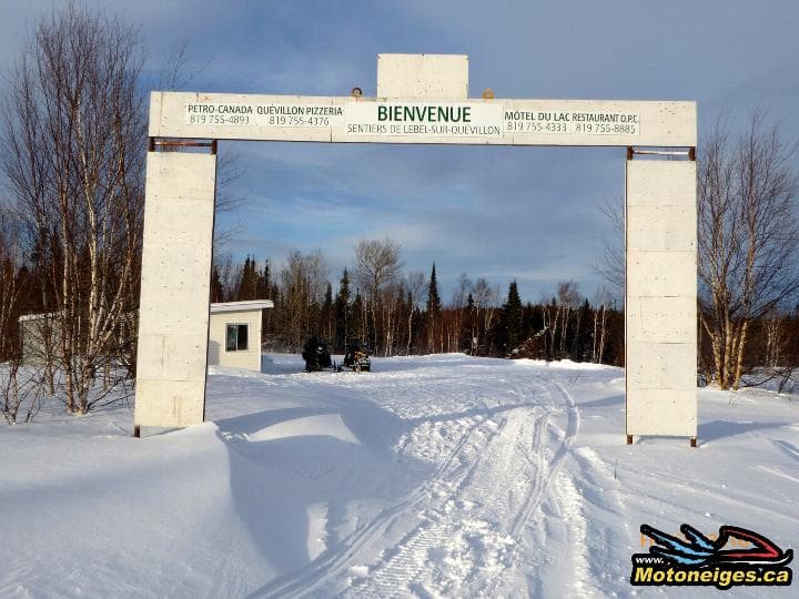 Snowmobiling in Baie-James region on trail circuit – part III