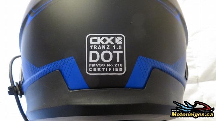 CKX Tranz 1.5 Helmet distributed by Kimpex