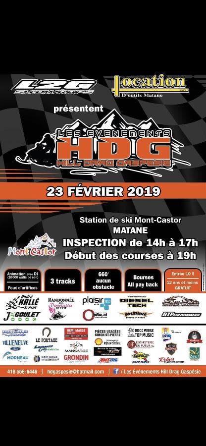 Hill Drag at Mont-Castor – Your magazine will be there