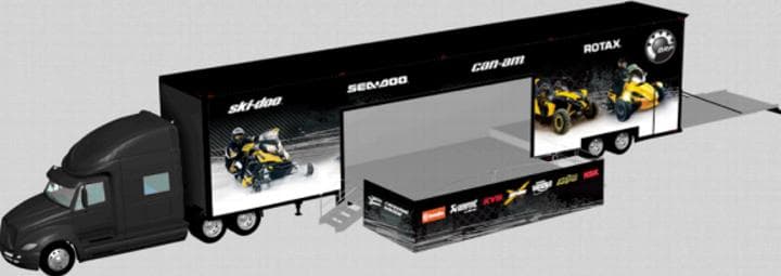 BRP riding gear & accessories knowledge Centre Truck to appear at Key Fall Snowmobile events