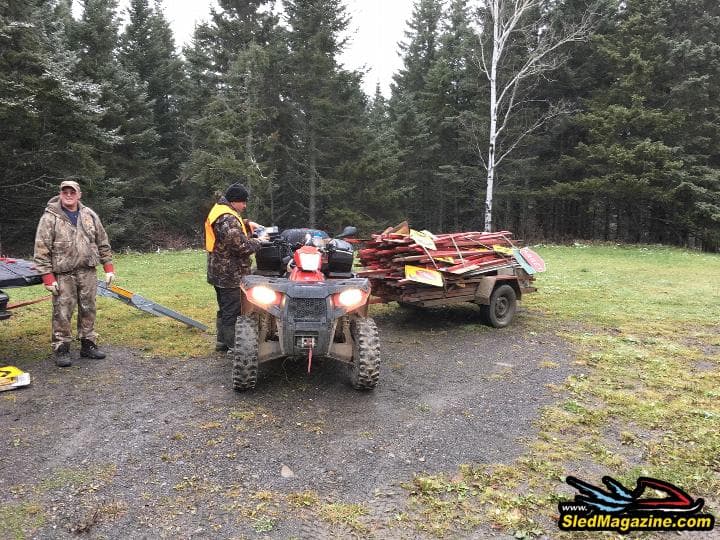 Snowmobile trails signage – the importance of volunteers
