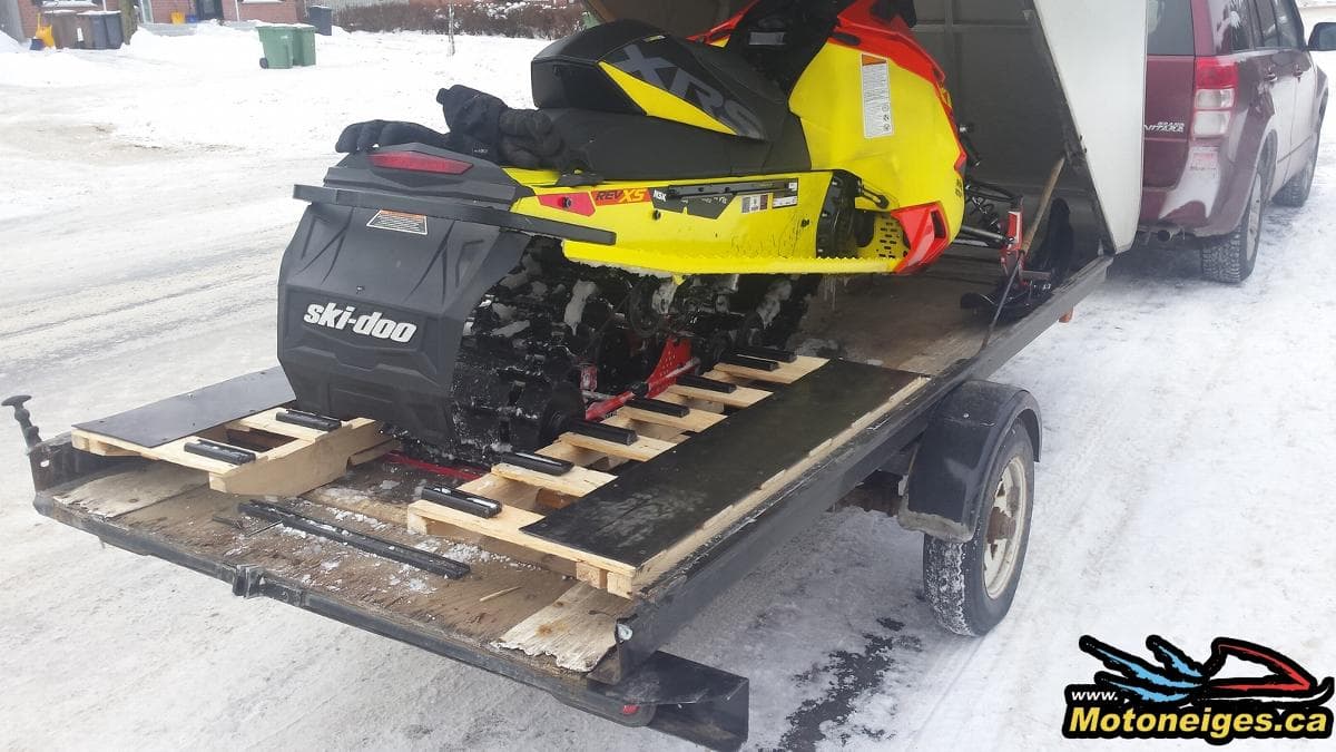 How to make a snowmobile ramp