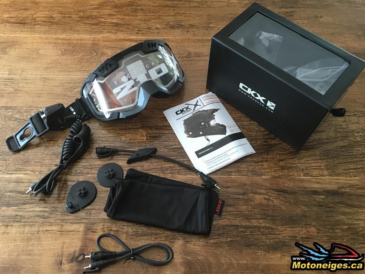 Electrical Goggle CKX 210° test