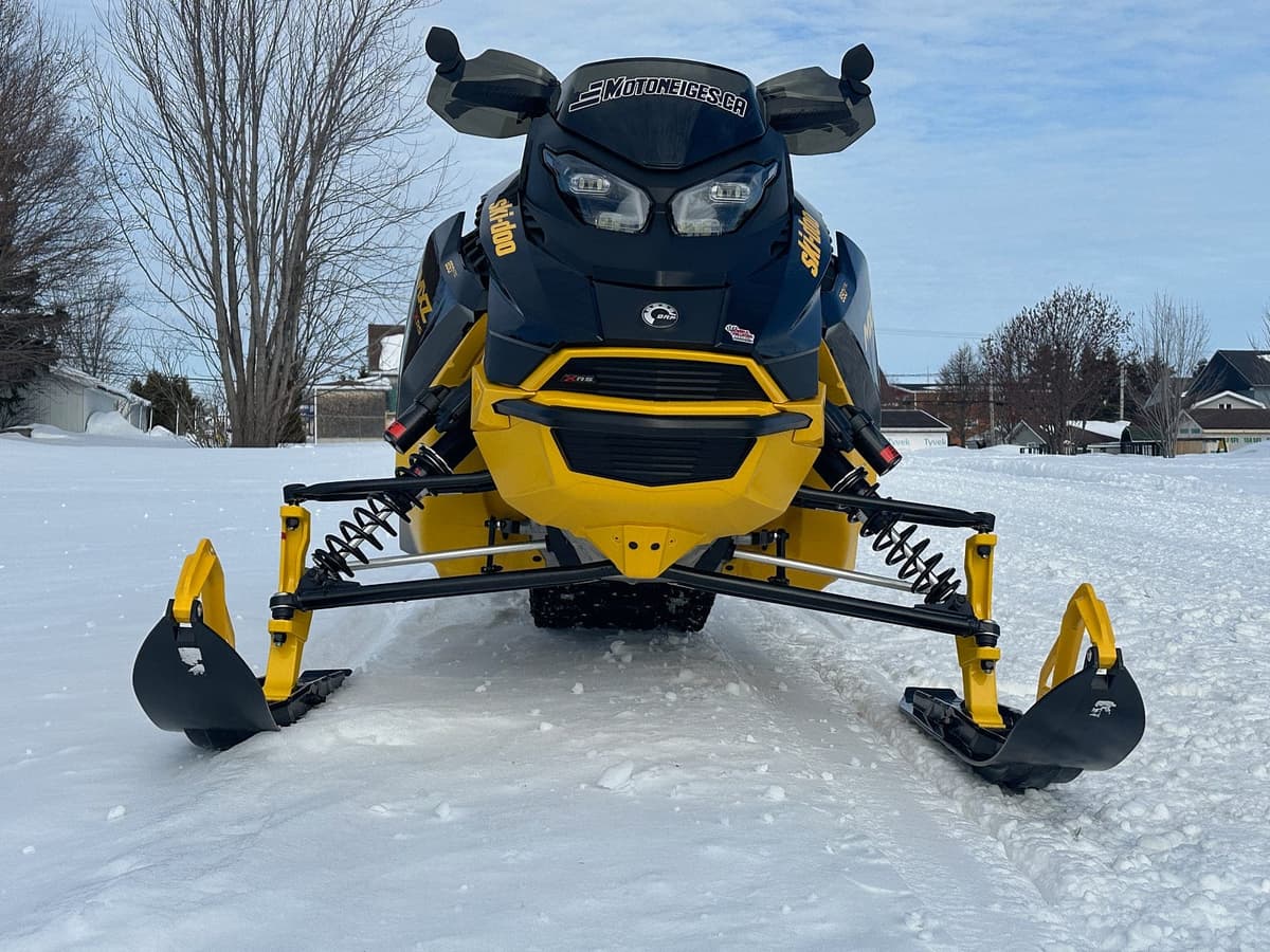 REV Gen5 chassis on the 2025 Ski-Doo MXZ X-RS