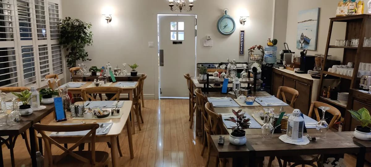 Auberge La Cache, breakfast will be welcome before our adventure on the route blanche.