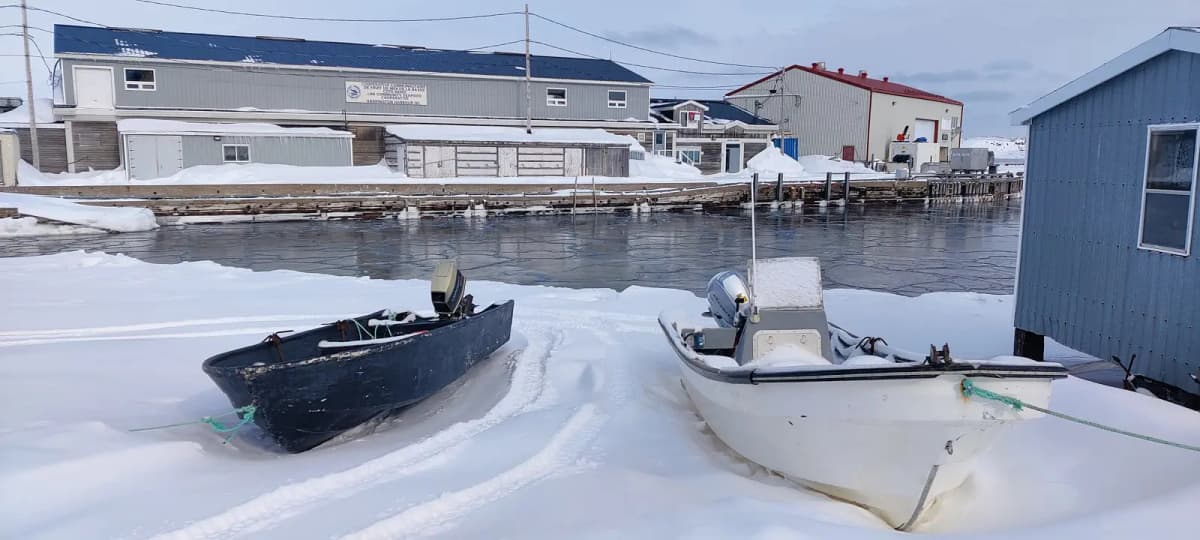 harbour in Harrington Harbour on the Basse-Côte-Nord.
