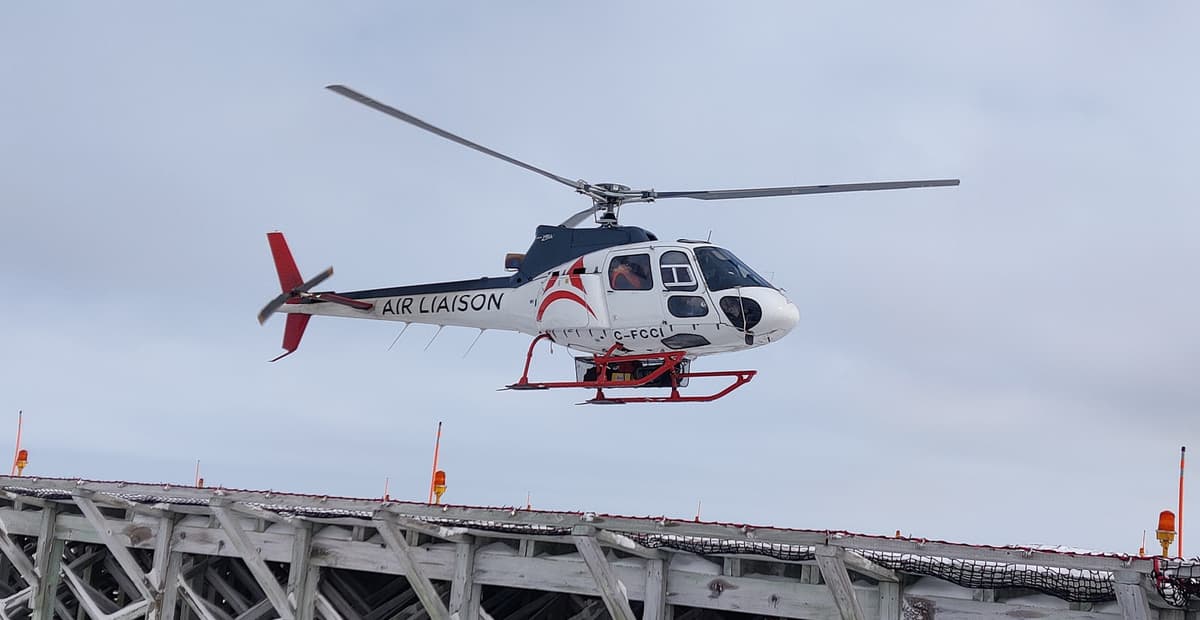 Finally, the helicopter!
