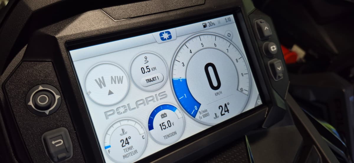 SledMagazine.com: Polaris RMK Khaos 2027 7S Display