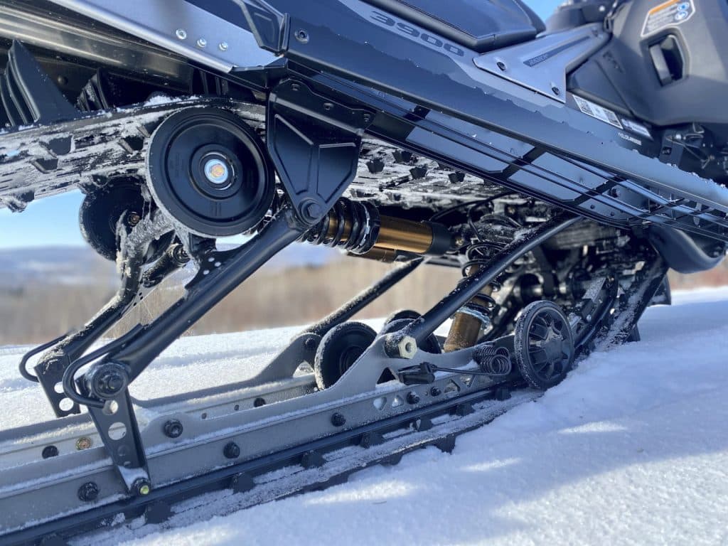 KYB shock absorbers on the 2024 lynx shredder re