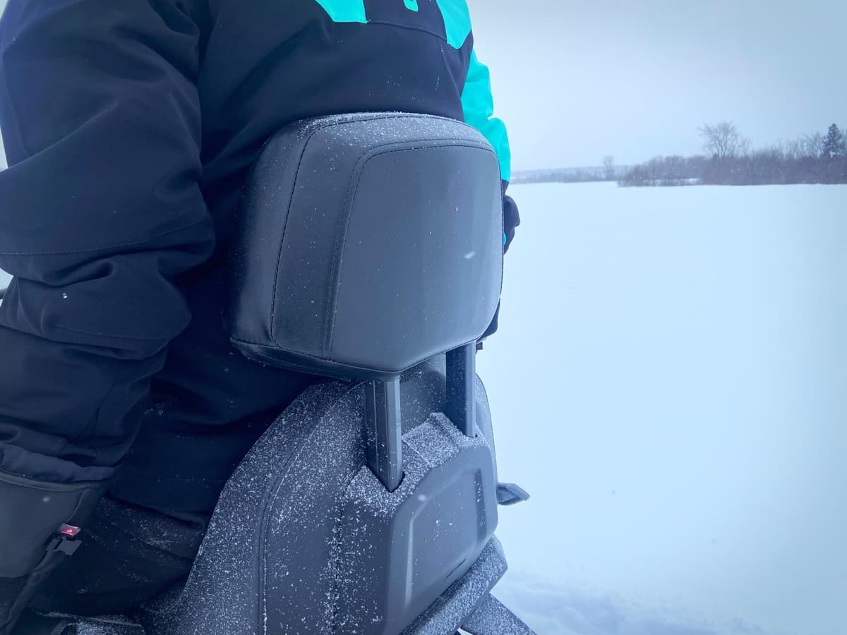 the high backrest for the trail linq passenger seat