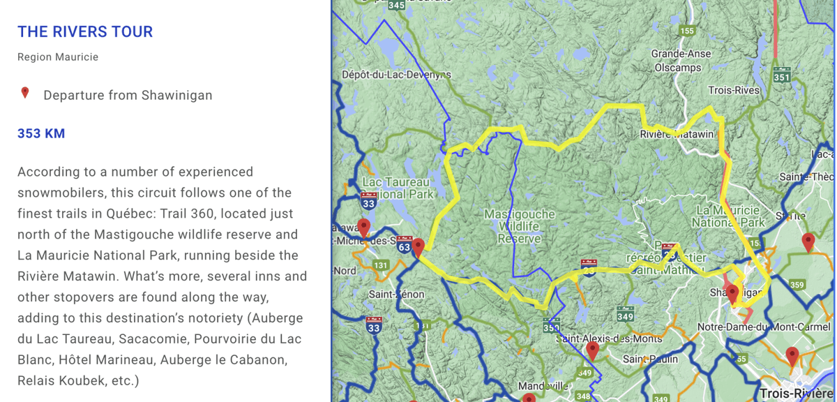 The Rivers Tour in the land of snowmobiling