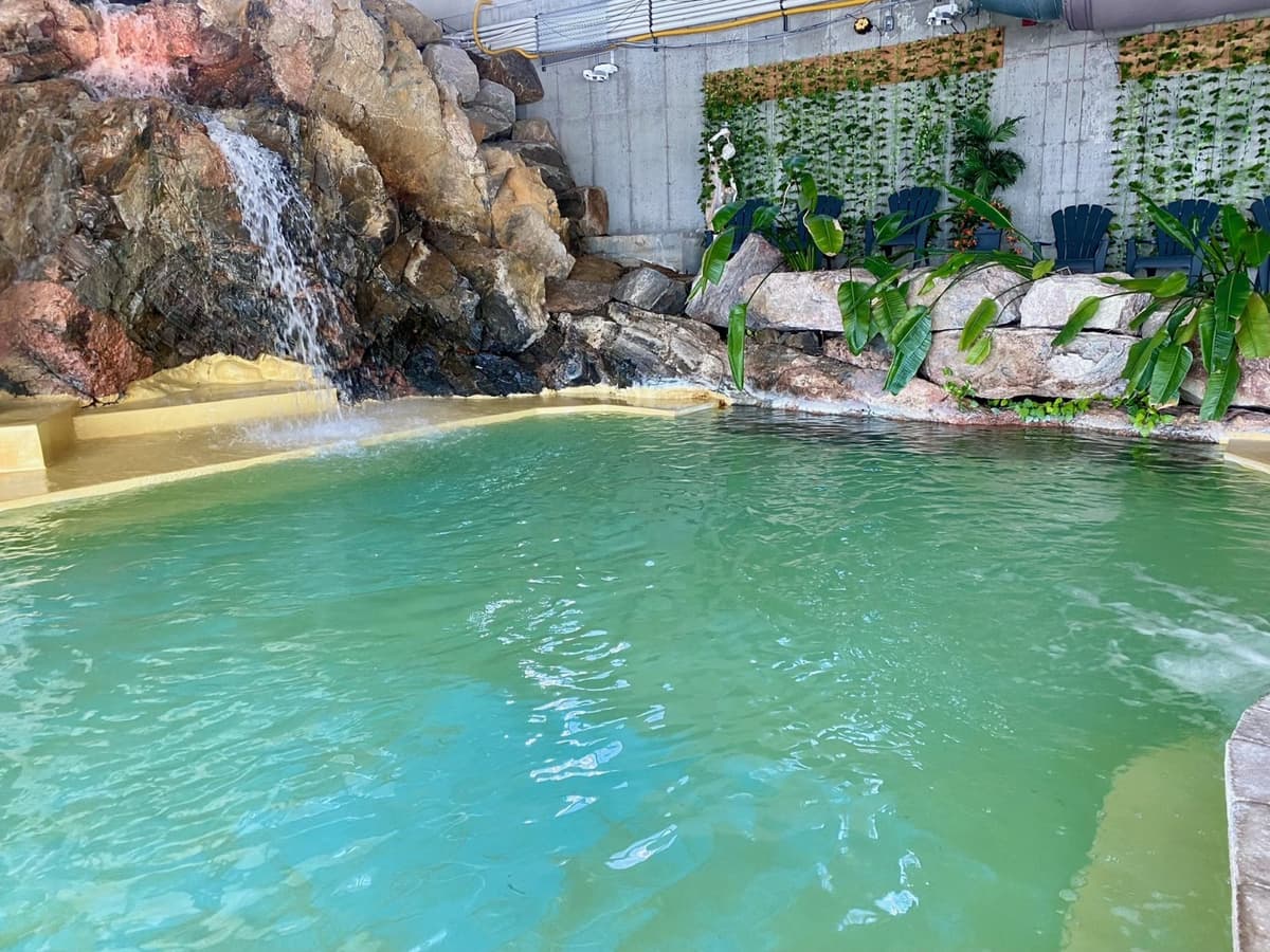Spa pool at le petit manoir du casino