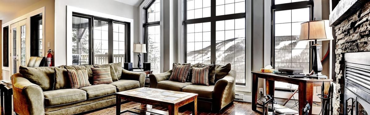 Chalets Alpins Stoneham large group chalet winter