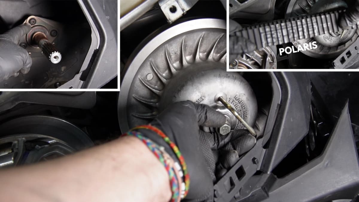 Drive belt installation