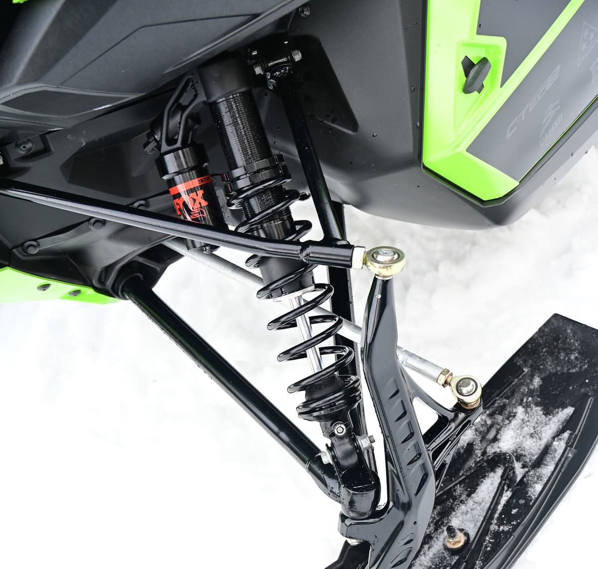 FOX QS3/QS3R Shocks on the Arctic Cat 2027 HCR 858 154 | Photo credit : Joe Erickson