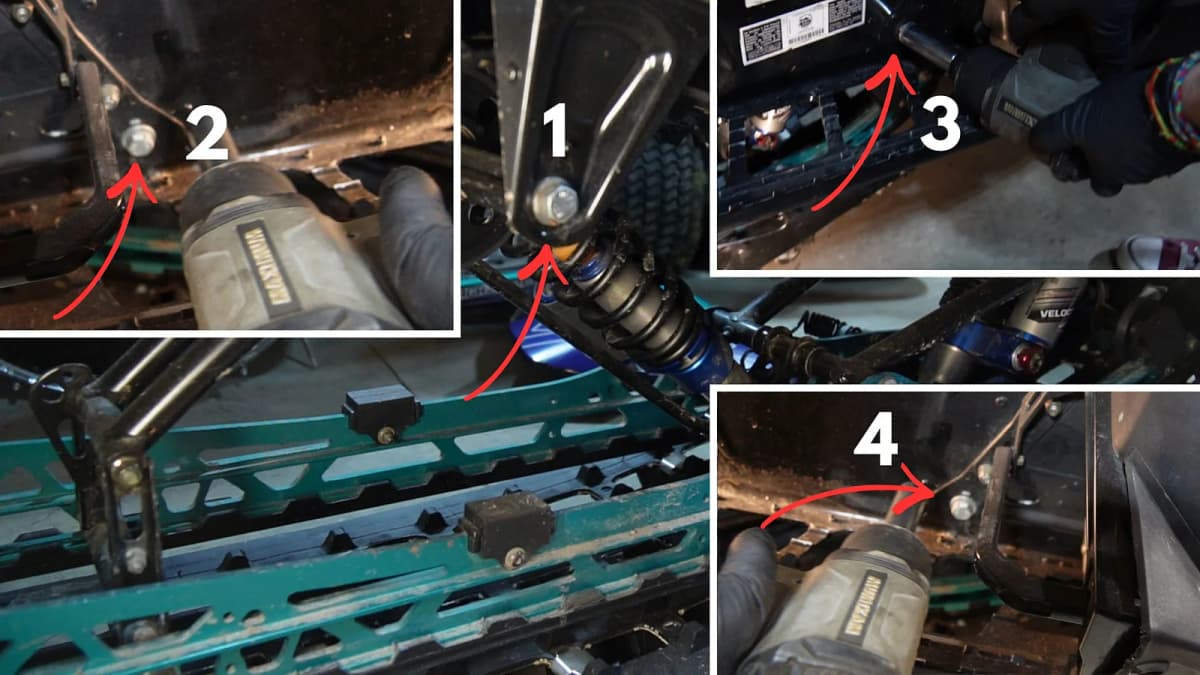 Rear suspension mounting bolts