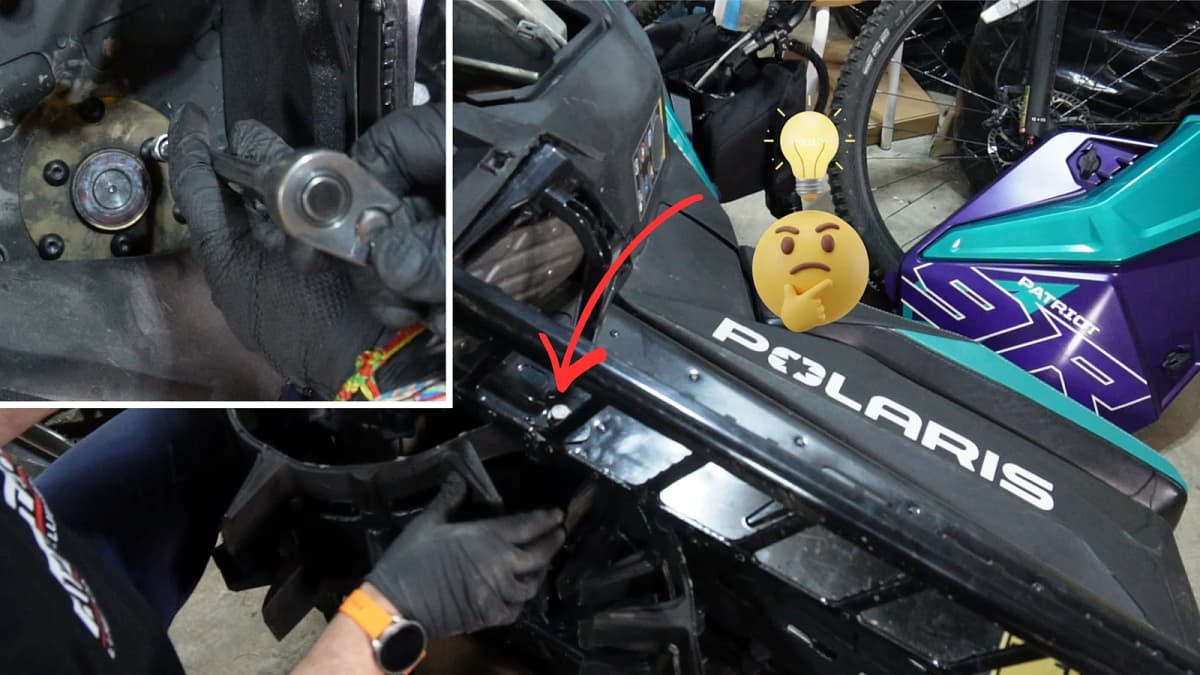 Driveshaft retaining plate installed