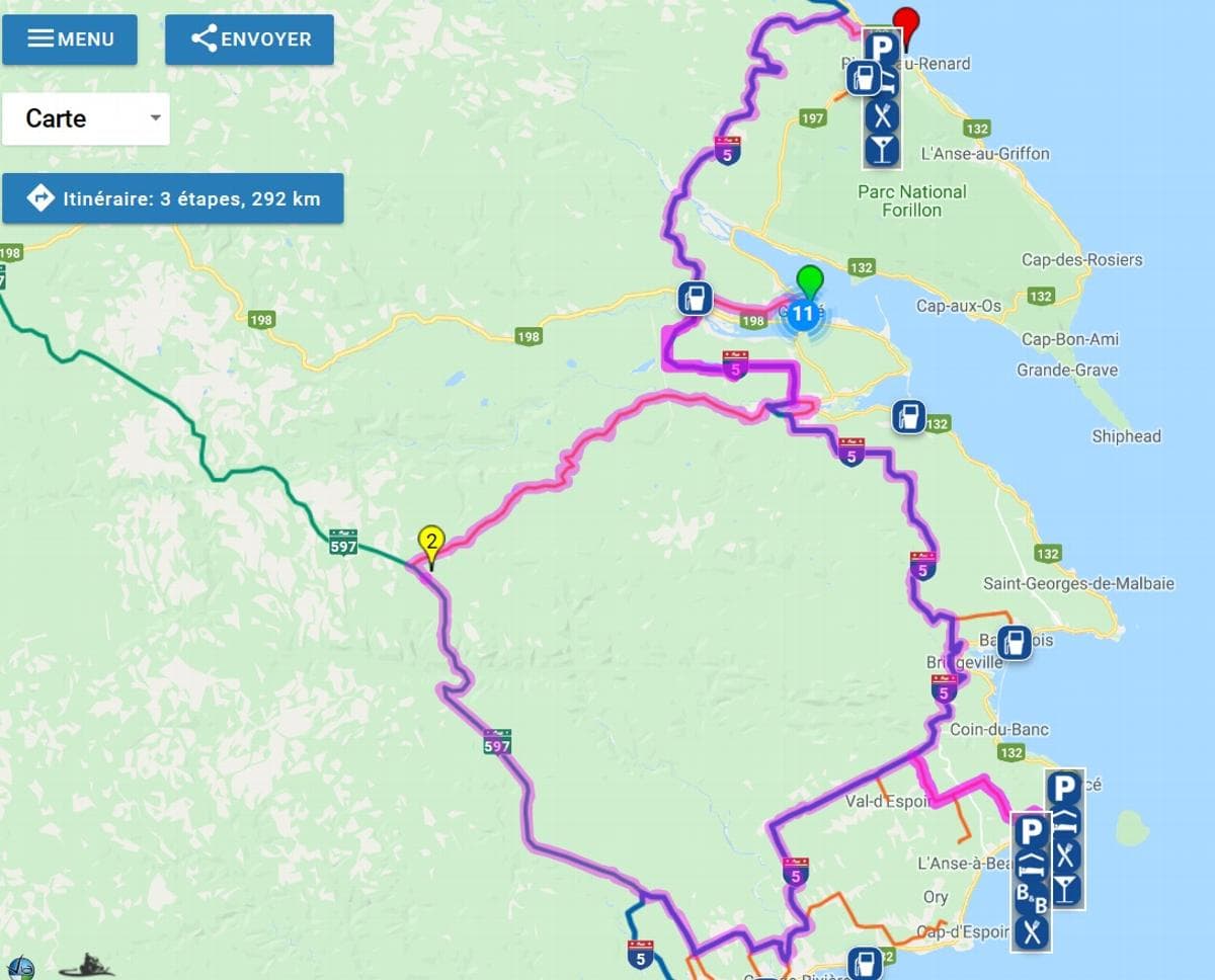 Gaspésie in 3 days! Is it possible? - snowmobiles - snowmobilers Gaspésie in 3 days! Is it possible? - snowmobiles - snowmobilers