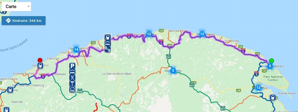 Gaspésie in 3 days! Is it possible? - snowmobiles - snowmobilers Gaspésie in 3 days! Is it possible? - snowmobiles - snowmobilers