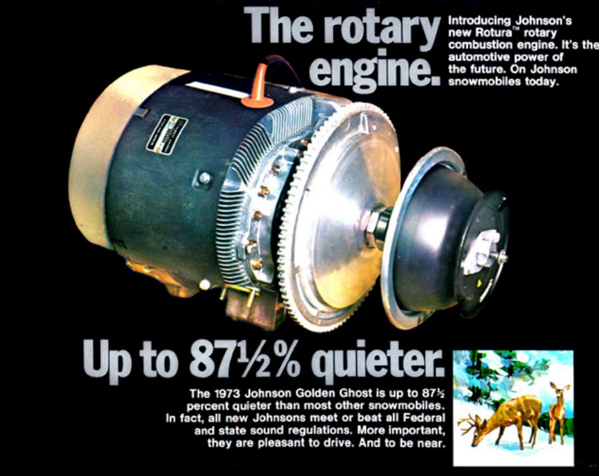 When Snowmobiling Dared Everything - The OMC Rotary Engine