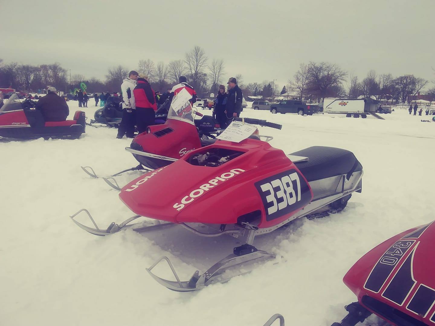 Scorpion 440X Odd Job racing snowmobile