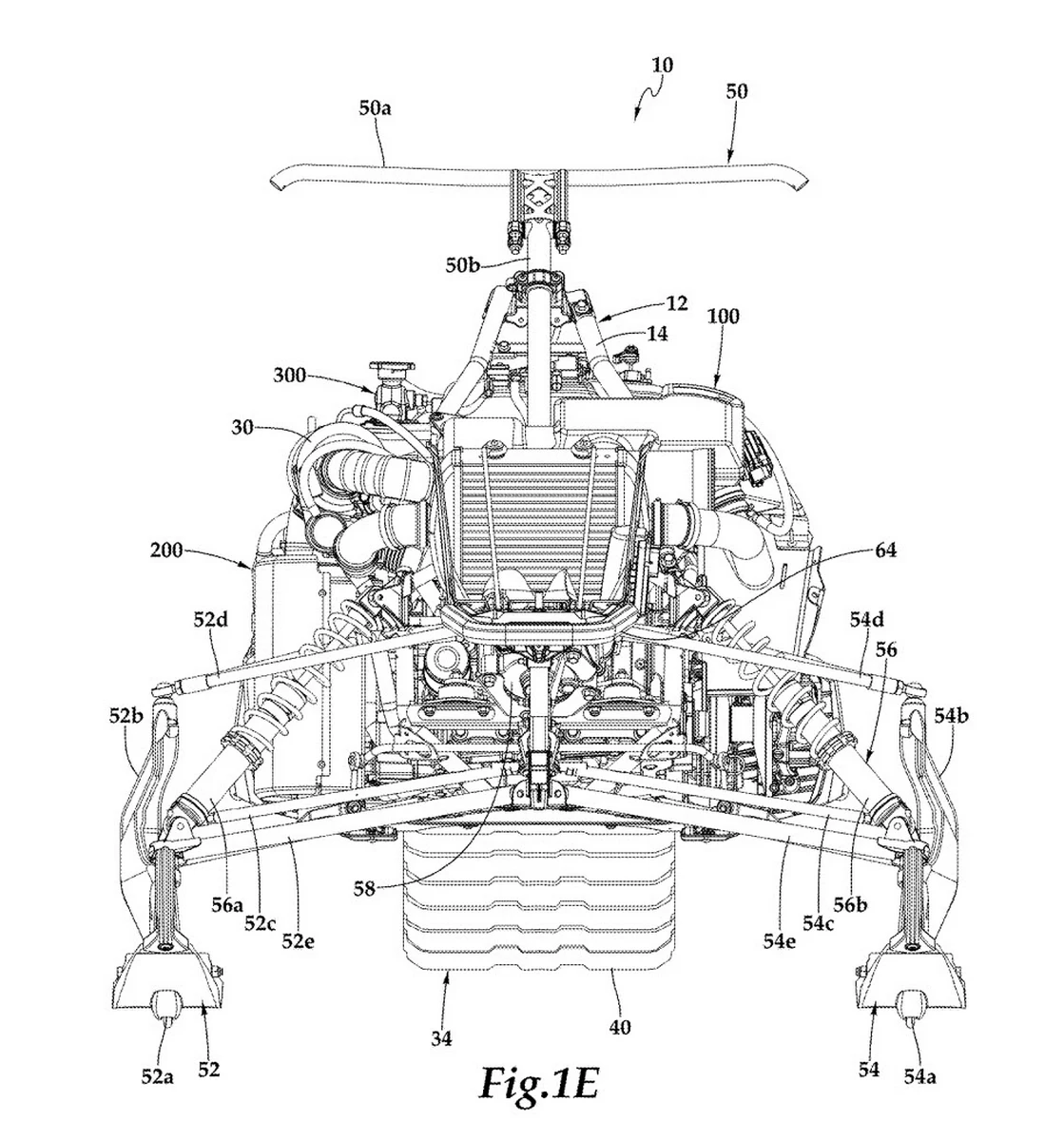 Catalyst chassis with turbo four-stroke engine concept